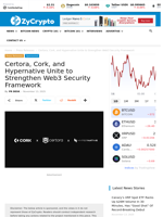 Certora, Cork, and Hypernative Unite to Strengthen Web3 Security Framework
