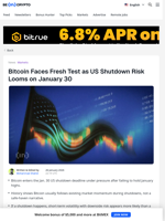 What Another US Government Shutdown Could Mean for Bitcoin