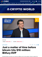 Just a matter of time before bitcoin hits $10 million: Bitfury EVP