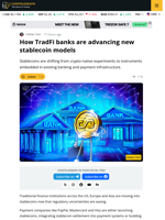 Stablecoin Race Heats Up Among Banks and Payment Firms