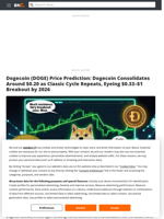 Dogecoin (DOGE) Price Prediction: Dogecoin Consolidates Around $0.20 as Classic Cycle Repeats, Eyeing $0.33–$1 Breakout by 2026 - Brave New Coin