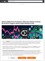 Ethena (ENA) Price Prediction: ENA Faces Make-or-Break $0.43–$0.37 Support Amid Crypto Market Crash - Brave New Coin