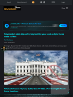 Polymarket odds dip on Syrskyi exit by year-end as Kyiv faces mass strikes - Blockchain.News