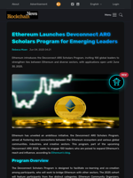 Ethereum Launches Devconnect ARG Scholars Program for Emerging Leaders - Blockchain.News