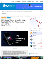 Grindery Team Unveils New Wallet Infra for AI Agents, Aventino