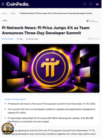 Pi Network: PI Price Jumps 4% as Team Announces 3-Day Summit