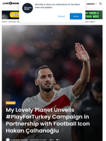 My Lovely Planet Unveils #PlayForTurkey Campaign in Partnership with Football Icon Hakan Çalhanoğlu | Live Bitcoin News