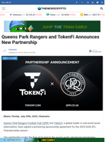Queens Park Rangers and TokenFi Announces New Partnership - TheNewsCrypto