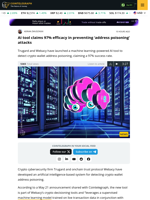 AI tool claims 97% efficacy in preventing ‘address poisoning’ attacks