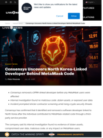 Consensys Finds DPRK Developer in MetaMask Code.