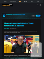 Binance Launches bStocks: Trade Tokenized U.S. Equities - Blockchain.News
