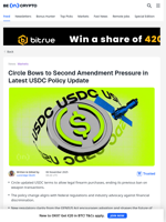 Circle Reverses USDC Firearm Ban After Regulatory Pressure