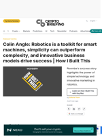 Colin Angle: Robotics is a toolkit for smart machines, simplicity can outperform complexity, and innovative business models drive success | How I Built This