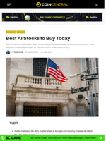 Best AI Stocks to Buy Today - CoinCentral