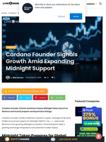 Cardano Founder Signals Growth Amid Expanding Midnight Support | Live Bitcoin News