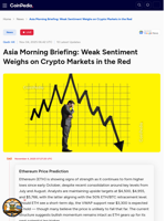 Why Crypto Market Is Down Today? [Live] Updates On November 4,2025