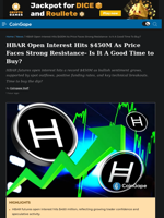 HBAR Open Interest Hits $450M As Price Faces Strong Resistance- Is It A Good Time to Buy?