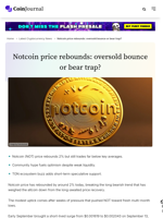 Notcoin price rebounds: oversold bounce or bear trap? - CoinJournal