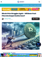 Bitcoin Price Struggles Again – Will Bears Push Price Into Deeper Decline Soon?