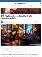 OKX Pay Launches to Simplify Crypto Payments Globally - TheNewsCrypto