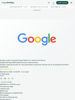 Google unveils Connected Apps Platform for Gemini and Search