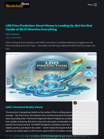 LDO Price Prediction: Smart Money Is Loading Up, But One Bad Candle at $0.37 Rewrites Everything - Blockchain.News