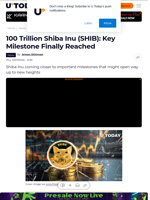 100 Trillion Shiba Inu (SHIB): Key Milestone Finally Reached