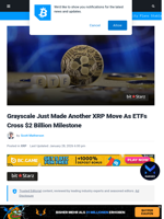 Grayscale Just Made Another XRP Move As ETFs Cross $2 Billion Milestone | Bitcoinist.com