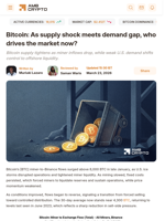 Bitcoin: As supply shock meets demand gap, who drives the market now? - AMBCrypto