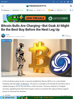 Bitcoin Bulls Are Charging—But Ozak AI Might Be the Best Buy Before the Next Leg Up
