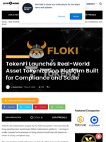 TokenFi Launches Real-World Asset Tokenization Platform Built for Compliance and Scale | Live Bitcoin News