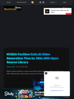 NVIDIA FastGen Cuts AI Video Generation Time by 100x With Open Source Library - Blockchain.News