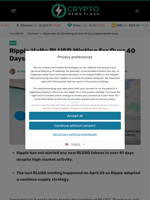 Ripple Halts RLUSD Minting for Over 40 Days Despite Market Surge - Crypto News Flash