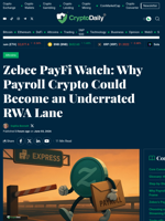 Payroll Crypto as the Next RWA: Zebec’s PayFi Case