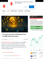 YZi Labs Launches $1B Builder Fund for BNB Chain Innovators - NullTX