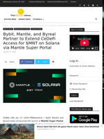 Bybit, Mantle, and Byreal Partner to Extend CeDeFi Access for $MNT on Solana via Mantle Super Portal