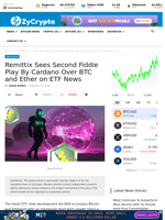 Remittix Sees Second Fiddle Play By Cardano Over BTC and Ether on ETF News