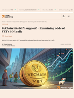 VeChain (VET) ends bearish trend poised for 40% rally