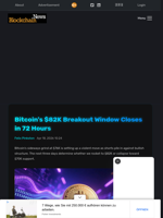 Bitcoin's $82K Breakout Window Closes in 72 Hours - Blockchain.News