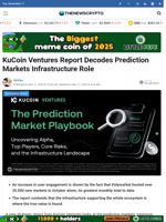 KuCoin Ventures Report Decodes Prediction Markets Infrastructure Role - TheNewsCrypto