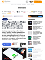 Cash App Debuts Major Release With Broad Banking Innovations and Bitcoin Features – Featured Bitcoin News