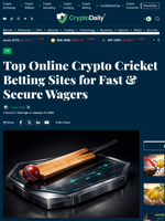 Top Online Crypto Cricket Betting Sites for Fast & Secure Wagers - Crypto Daily