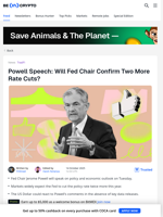 Powell Speech: Will Fed Chair Confirm Two More Rate Cuts?