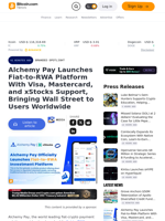 Alchemy Pay Launches Fiat-to-RWA Platform With Visa, Mastercard, and xStocks Support, Bringing Wall Street to Users Worldwide – Branded Spotlight Bitcoin News