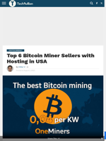 Top 6 Bitcoin Miner Sellers with Hosting in USA - TechBullion