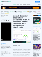 Unlock Smarter Blockchain Decisions With AI-Powered Smart Contract Risk Analysis on Lightchain – Press release Bitcoin News
