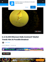 Is A $2,000 Ethereum Rally Imminent? Market Trends Hint At Possible Breakout | Bitcoinist.com