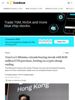 Ethereum news: Bitmine (BMNR) buys 65,341 ETH worth $138 million betting on crypto slump ending