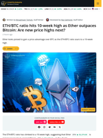 ETH/BTC Breakout Aligns With Rising Ether Demand