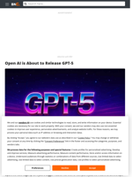 Open AI is About to Release GPT-5 - Brave New Coin